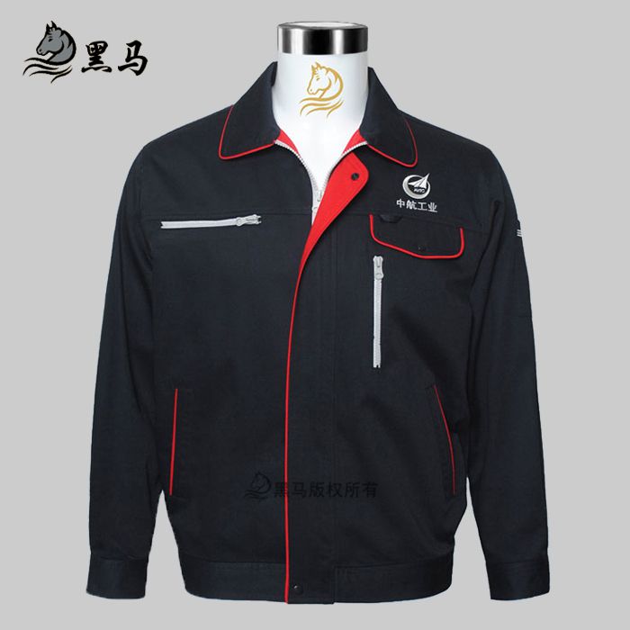 中航工業冬裝工作服款式細節圖