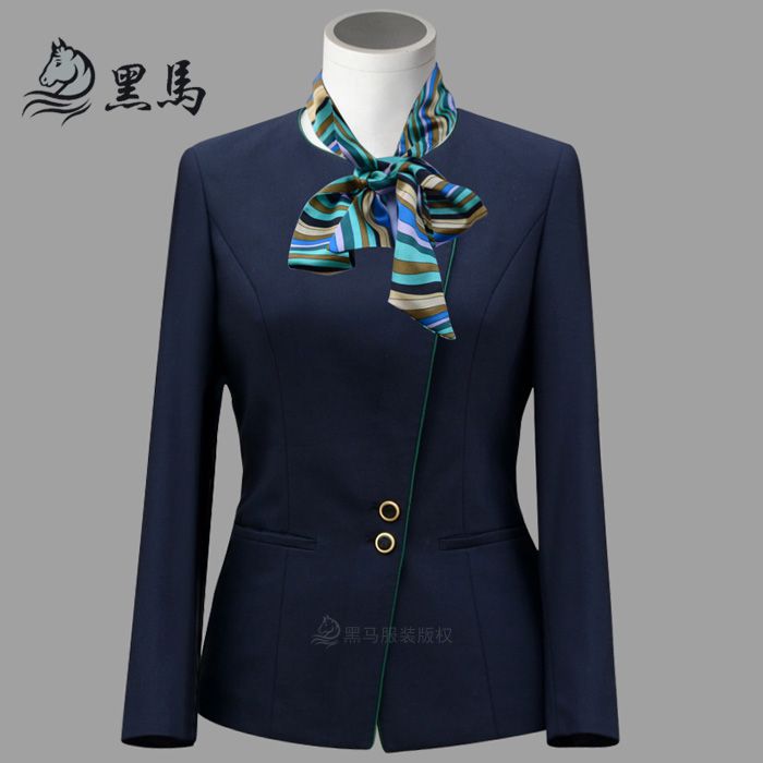 中國農業銀行制服 加絲巾